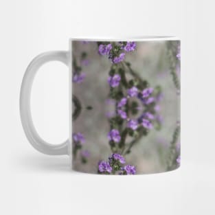 Purple Salt Heliotrope Wildflower Pattern Coachella Valley Wildlife Preserve Mug